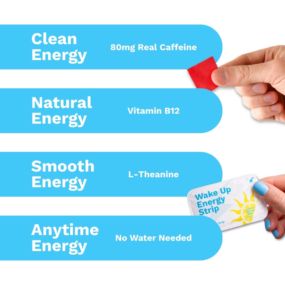 30 Pack - Wake Up Energy Strip