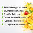 Premium Pre-Workout Fruit Blast - Sugar Free Natural Caffeine Energy Drink