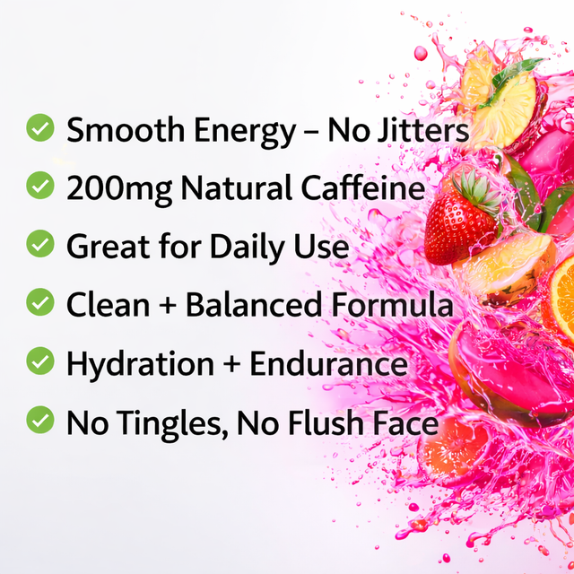 Pre-Workout Tropical Rush - Sugar Free Natural Caffeine Engery